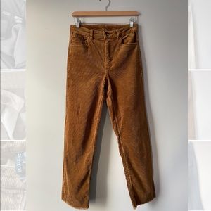 H&M Corduroy Cropped Pants